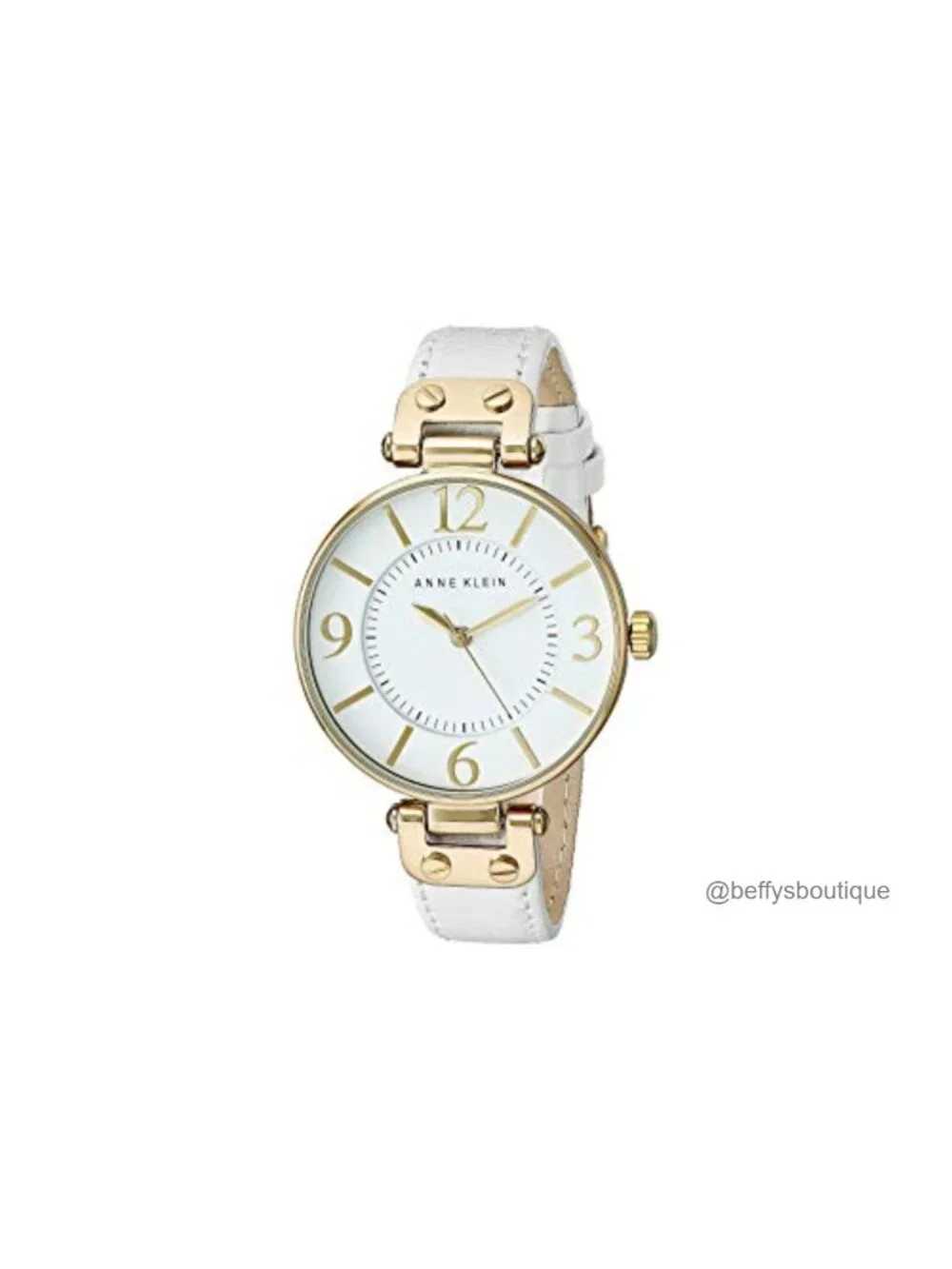 Anne Klein Women's Leather Strap Watch